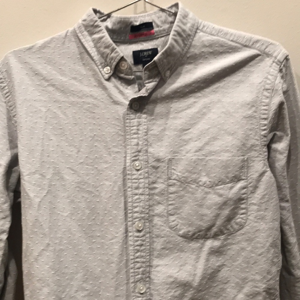 J Crew Slim fit textured button down